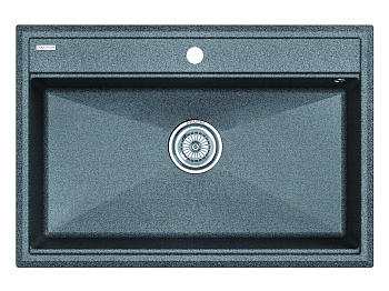 Кухонная мойка Paulmark STEPIA 80 PM117551-DG 75х51 цвет графит